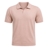 Coastal Blush Sand Knit Polo