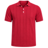 Elevated Maroon Knit Polo