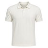 Elevated Ivory Knit Polo