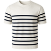 Heritage Black Striped Knit Tee