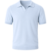 Coastal Blue Haze Knit Polo